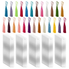 투명 아크릴 북마크 방수 부식 방지 다기능 200 개, 01 200PCS