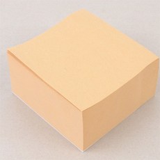 업위드 떡메모지 400매 점착메모지 손글씨메모지, 우유색