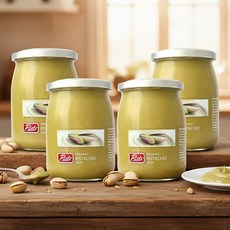 Pisti 피스티 피스타치오 스프레드 크림 잼 페이스트, 4개, 600g