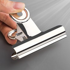 스테인리스 사무용 집게 문서 클립 서류 용지 고정 파일집게 145mm