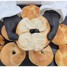 CFC브레드팩토리 수제 플레인 베이글, 120g, 12개