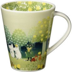 山加商店 Yamakasyoten 무민 Ruonto 라지 머그 500ml Hill 그린 Merchandise Nordic Tableware 일본제조 MM3201-35 455534, Retro