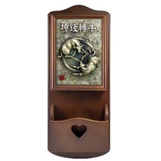娟兒藝品 牛轉乾坤 鑰匙盒 展示藝術品, 1個