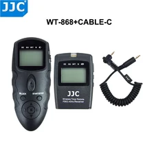 JJC 무선 LCD 타이머 리모컨 캐논 호환 EOS 850D 5DS R7 R10 1DC 7DM3 6D AS RS-80N3 TC-80N3
