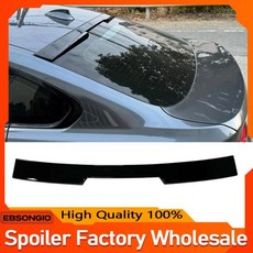 그란 쿠페 블랙 리어 루프 부트 스포일러 윙 립, 1. Unpainted, 기본