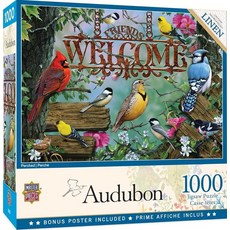 Masterpieces 미국매장정품+ 성인 가족 또는 청소년을 위한 1000피스 직소 퍼즐 - 송버드 콜라주 48.9cm x 67.9cm 19.25 26.75인치 1735687, .0007.자리 잡은.