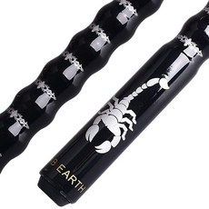 AB EAR 이어th 147.3cm(58인치) 수영장 큐/풀 스틱 인체 공학적 디자인 견목 캐나다 단풍나무 13mm 팁 532.3-595.3g(18-21온스) 당구 큐 B1SN, 블랙