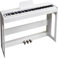 數位鋼琴 DP-1200，真實觸感，多種音色，簡約設計，適合初學者與進階琴師, 白色, 1套, DP-1200整組