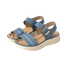 슈리오 여성 데일리 경량 통굽 쿠션 샌들 4cm