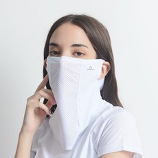 vidafun 運動面具的男性女性臉陽光加里高爾夫面膜, ZM01_白