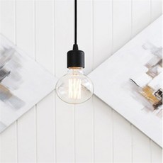 1구 심플블랙 팬던트조명 식탁등 테이블조명