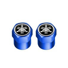 자동차 스타일링 휠 타이어 밸브 캡, 1개, 2. 파란색, 기본