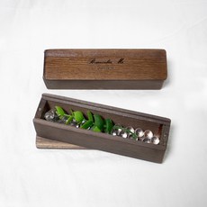 캣츠맘아트 (고양이 수염 보관함) - 다크컬러 메시지 각인 / 각인 원목 보관함 보석 정리함 쥬얼리 악세서리 케이스 우드 보석함 유치 강아지 털 수염통 수염함 애완 반려 동물, 1개, KCC은영