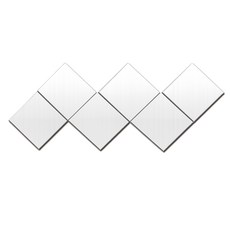 HEN CHILL 生活小舖 壓克力自黏拼接組合鏡，30x30cm不易碎直角鏡面, 【現貨】30x30cm直角鏡面, mirror