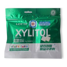 롯데웰푸드 자일리톨 오리지날 트윈 리필, 115g, 1개