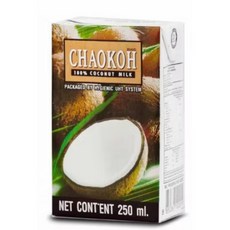 CHAOKOH 巧口 100% 椰奶 椰漿 泰國進口, 1個, 019 巧口椰漿 250ML