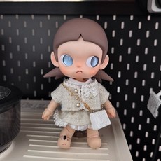 브롤리 몰리 지거 인형옷 피규어 인형 옷 화이트 3피스 4피스 5피스 세트, 아기가 없어요, 지거 밀크 화이트 4피스 세트(이너상의+재킷+스커트+가