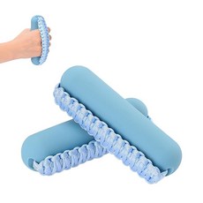 Hikeen 여성 남성용 핸드 웨이트 세트 부드러운 덤벨 2개(각 0.5kg(1파운드)) 에어로빅 조깅 달리기용 핸드 스트랩이 있는 워킹 웨이트(그린 0.9kg(2파운, 0.5kg(1파운드) x 2개, 블루