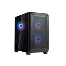 Silverstone SST-FA312X-BG PC 케이스 미니 타워 micro-ATX 높은 공기 흐름 대용량 ARGB 블랙 국내품