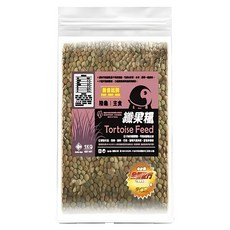 PJ小舖 龜仙糧 三色纖果糧 陸龜飼料 水果香牧草加強 蘇卡達豹龜赫曼櫻桃紅腿亞達, 1個