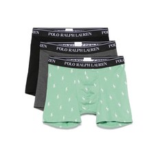 폴로랄프로렌 로고 웨이스트밴드 복서 브리프 3팩 세트