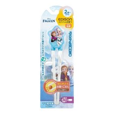 EDISONmama 日本KJC聯名學習筷 防滑設計 附收納盒, 1個, 右手｜冰雪奇緣