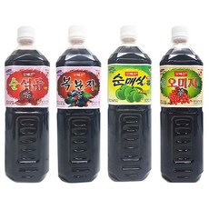 희석음료 음료수 음료 주스 쥬스 석류 복분자 매실 오미자 아이스티, 1.2kg