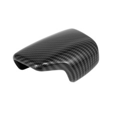 X AUTOHAUX ABS 블랙 탄소 섬유 프린트 자동차 기어 시프트 노브 커버 트림 교체 아우디 A4 S4 A5 S5 2017-2020 아우디 Q5 SQ5 Q7 2017-20, X AUTOHAUX ABS 블랙 탄소 섬유 프린트 자동