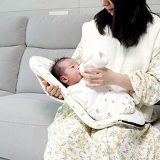 뉴코코맘 수유시트 엄마 아빠 손목보호 신생아 수유쿠션 수유시트 커버형 수유받침대 역류방지, 수유시트+그리즐리 커버