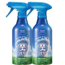 해피바스 필쏘굿 풋샴푸 500ml x2개 보송보송 향기로운 발