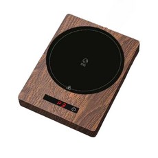 인덕션 티포트 온도 조절 주전자 드립 보온 스토브 워머 휴대용 다도 가정용, 브라운