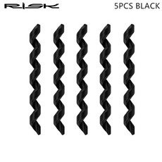 위험 20PCS 자전거 케이블 나선형 슬리브 하우징 보호기 브레이크/시프트 케이블 튜브 보호기 마찰 방지 하우징 고무, 01 5 BLACK, [01] 5 BLACK