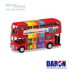 The Beatles London Bus A Hard Day's Night 비틀즈 런던버스 힘든 하루 밤 다이캐스트 클래식 버스 모형 1/64 CG82334 Corgi, 1개
