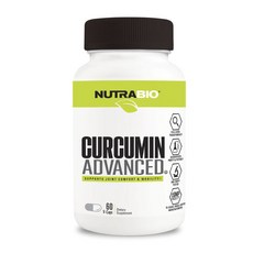 NUTRABIO 薑黃素素食膠囊, 60顆, 1罐