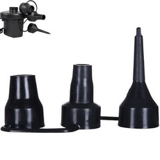 교체 노즐 3 in 1 에어 펌프 플라스틱 부분 침대 매트리스 공기 주입식 풀 소파 캠핑 쿠션 풍선 요가 볼용, bla