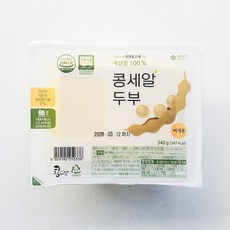 국산콩 콩세알 두부 찌개용, 1개