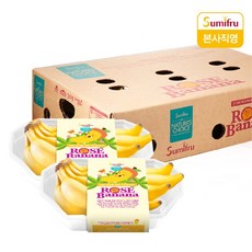 [스미후루] 정품 부드러운 프리미엄 고당도 로즈바나나 대용량, 1개, 3kg