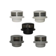 힘펠 방풍형 후드캡 250파이, 블랙, 1개