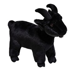 양 인형 인형 소프트 완구 선물용 잠자는 인형, 1개, 2_블랙산양 18cm 작은 걸이, 18cm