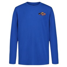 Quiksilver 남아용 긴소매 래쉬가드 서핑 셔츠 UPF 50+ 자외선 차단 아동용 수영 상의 Nebulas Blue