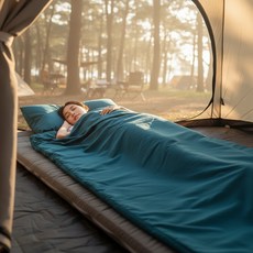 강샵 여행용 침낭 라이너 백패킹침낭