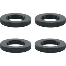 DGHAOP 4PCS 알루미늄 합금 마이크 스탠드 너트 58인치-27 핫 슈 잠금 노브 셀카 스틱 삼각대 액세서리