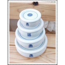 백자 대장금_뚜껑찬통[1호-4호], 1개, 2호