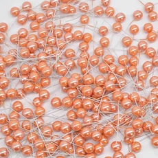 50 개/몫 미니 진주 플라스틱 인공 꽃 과일 체리 수술 결혼식 크리스마스 파티 Diy 선물 화환 장식 인공 과일, F09