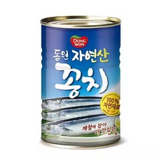 하프클럽/동원동원 자연산 꽁치 400g 4캔, 4개