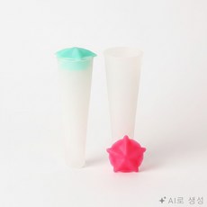 아이스바 스틱 텀블러얼음틀 긴얼음틀, 2개, 혼합