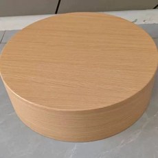 피팅룸 발판 원형 촬영 통나무 15cm 쇼케이스 웨딩샵, B. 원목색 60cm x 15cm