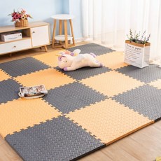 국민매트 매트시공 거실 칼라 놀이방 바닥, K. 오렌지+그레이테두리