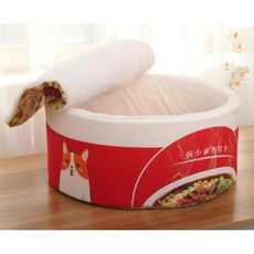 애완 동물 강아지 고양이 집 개집 초대형 인스턴트 국수 따뜻한 개 둥지 침대 쿠션 우동 컵 아늑한, 7)style 5