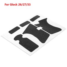 쿠쿠스토어 고무 질감 그립 랩 글록 43 권총 프레임 접착 테이프 9mm 확장 매거진 미끄럼 방지